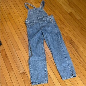 We The Free Blue Denim Overalls